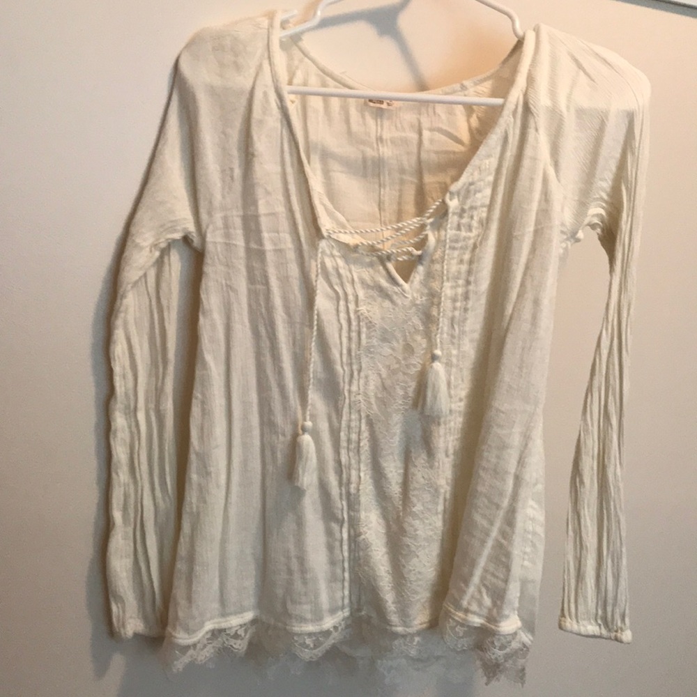 Boho Cream Blouse